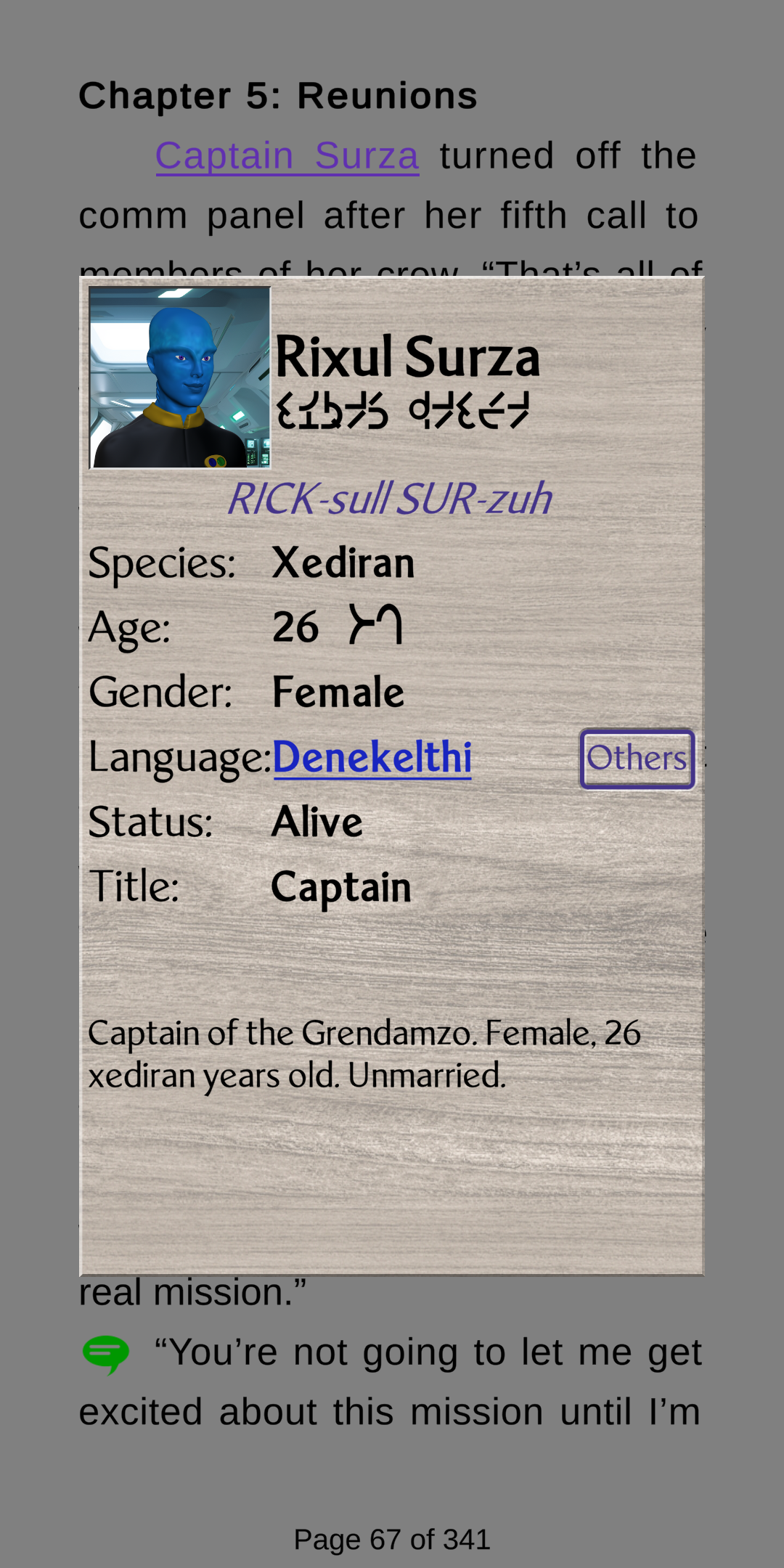 Character Profile